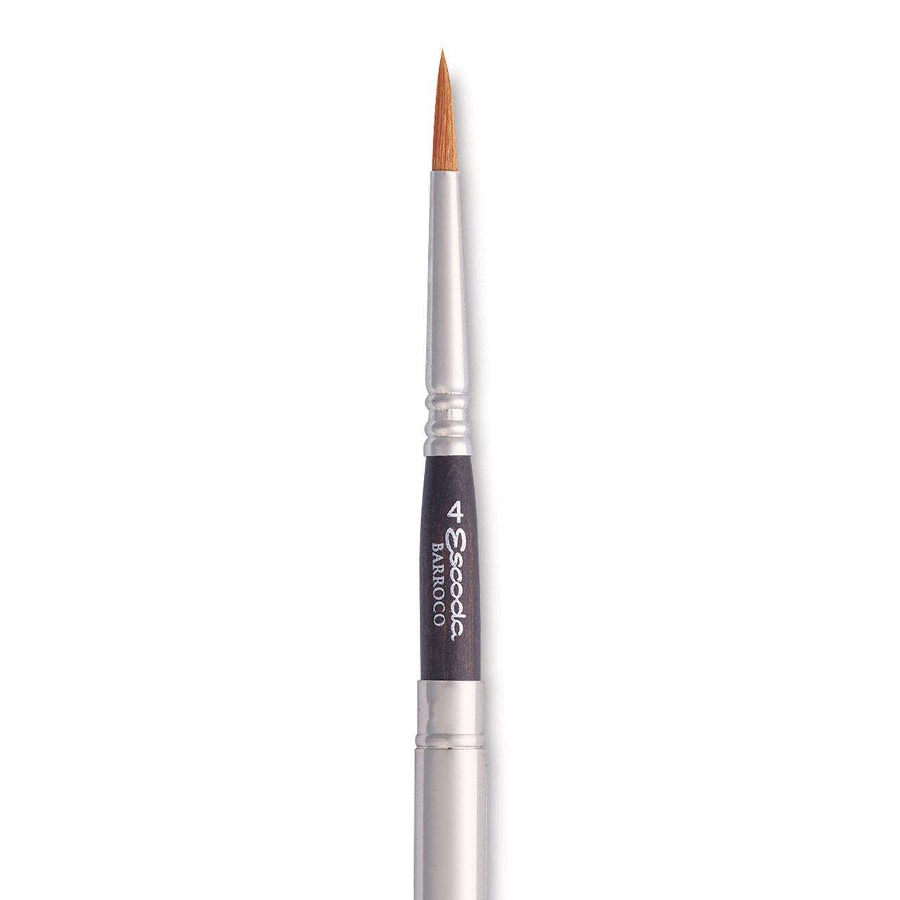 Escoda Barroco Toray Gold Synthetic Travel Brush - Round, Size 4